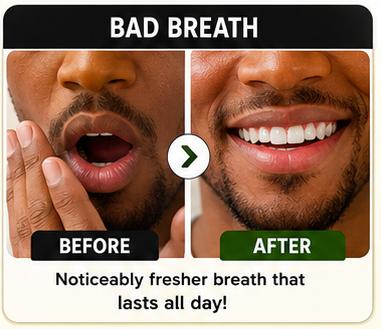 Bad Breath Before and After