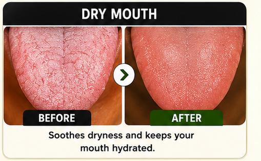 Dry Mouth Before and After